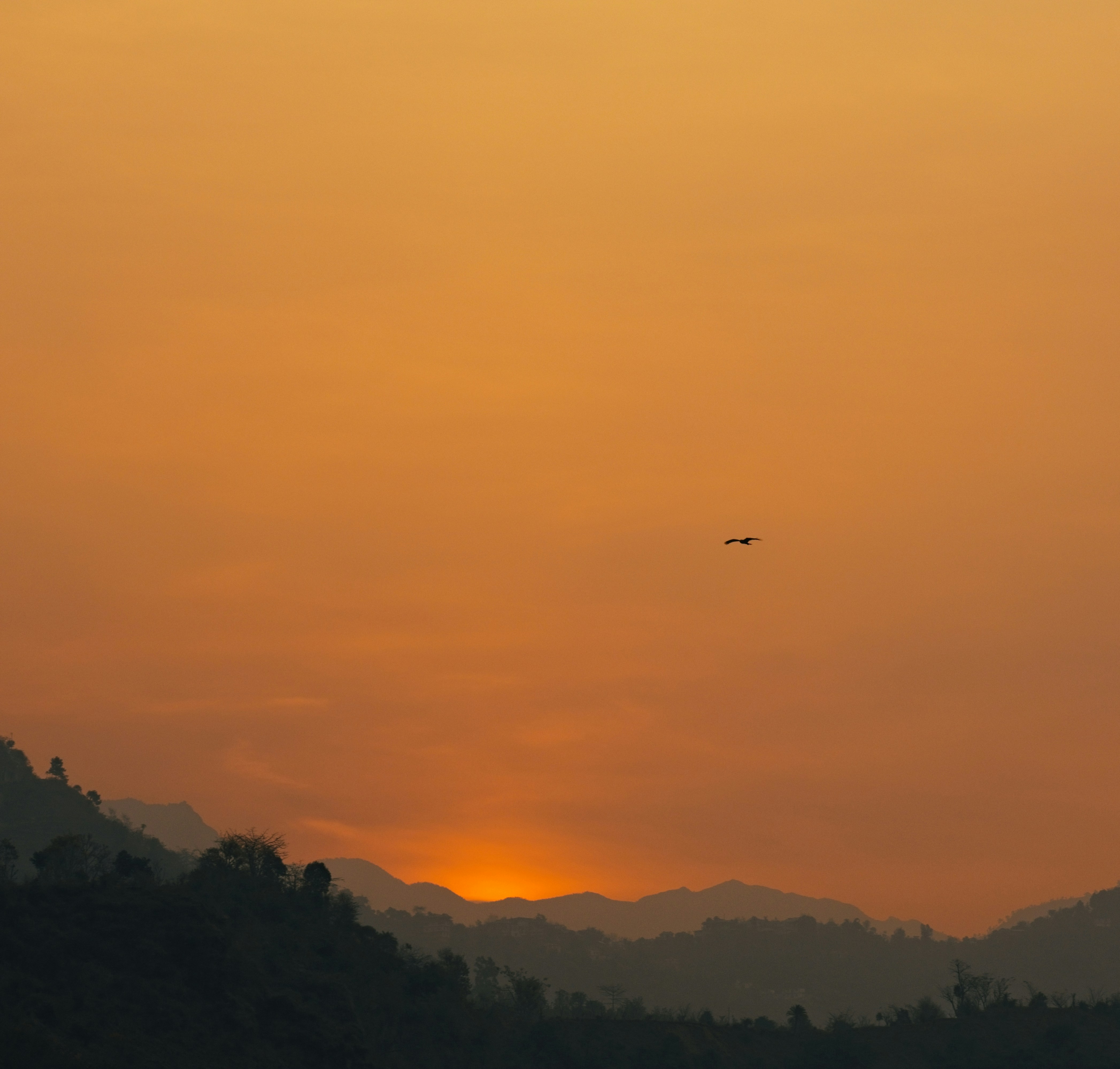 Sunrise Over The Mountains